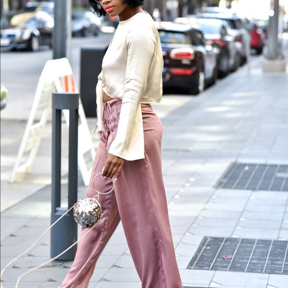 satin trousers - Picture 4 of 4